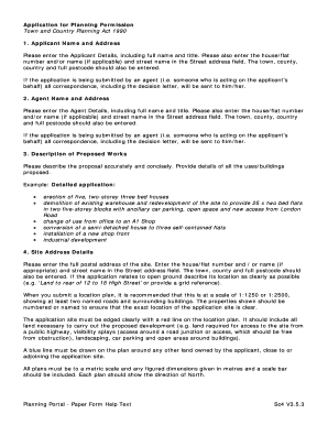 UK Planning Permission Application