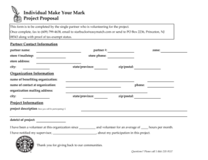 Starbucks Individual Project Proposal