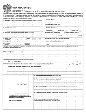 Visa Application