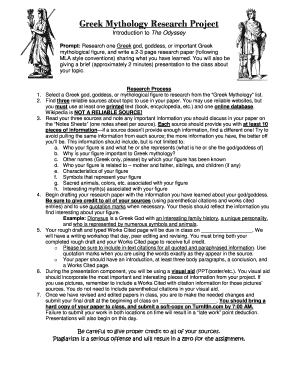 Research Paper on Greek Mythology | blogger.com