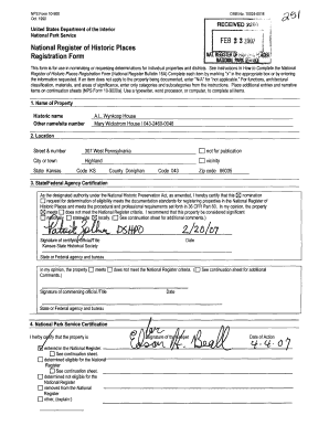 National Register of Historic Places Registration Form