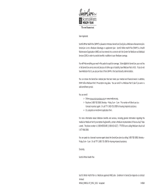 SeniorCare Medicare Enrollment Application