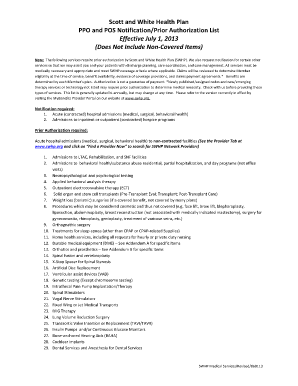 Scott and White Health Plan Prior Authorization Form