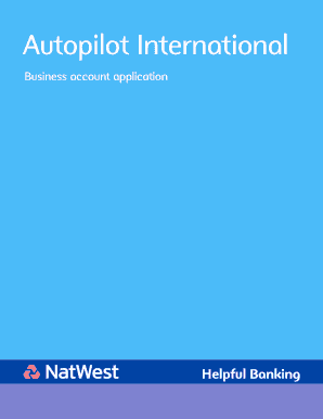 Autopilot International Business Account Application