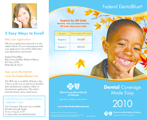 Federal DentalBlue Enrollment Form