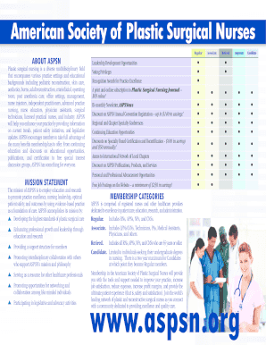 ASPSN Membership Application Form