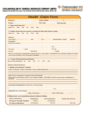 Insurance Claim Transfer Authorization