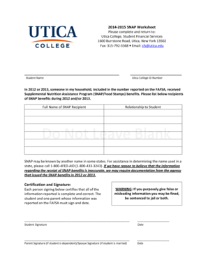 Do Not Leave bBlankb - Utica College - utica