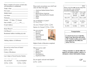 Broome County Office for Aging ID Application