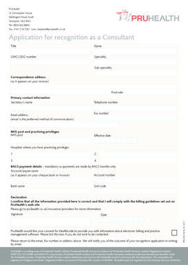 PruHealth Consultant Recognition Application