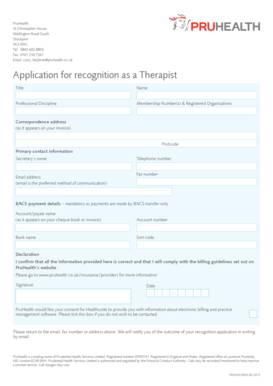 PruHealth Therapist Recognition Application