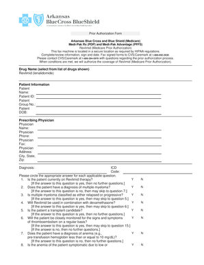 Arkansas Revlimid Prior Authorization Form