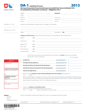 DA-1 natürliche Personen