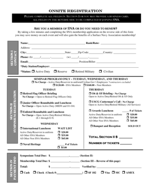 SNA Membership Application Form
