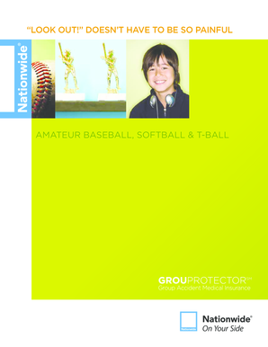 Amateur Baseball Accident Insurance Application