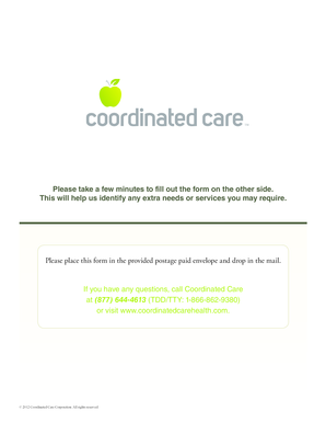 Healthcare Member Information Form