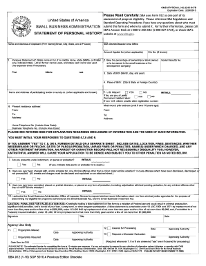 SBA Loan Application Checklist