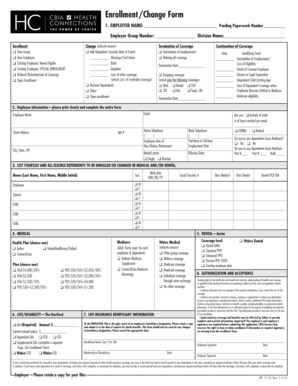 Employee Health Insurance Enrollment/Change Form