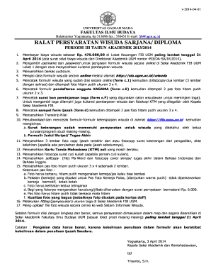 Gadjah Mada University Graduation Requirements