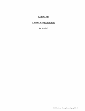 Florida Warranty Deed Template