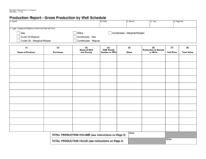 Michigan Production Report Form 383