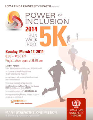 Fillable Online inlandrc RUN WALK ROLL 5K - Inland Regional Center ...