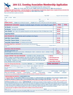 USEA Membership Application