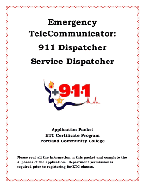 911 Dispatcher - pcc