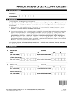 Individual Transfer on Death Account Agreement