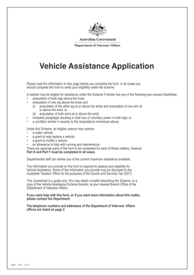 Vehicle Assistance Application