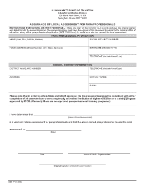 Illinois Paraprofessional Assessment Assurance