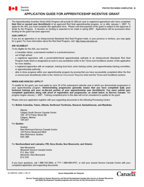 Apprenticeship Incentive Grant Application