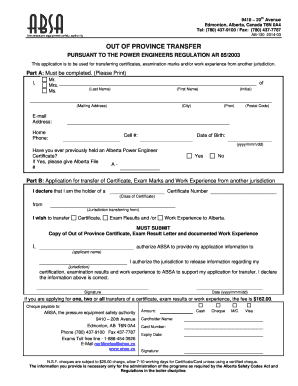 AB-130 Application for Power Eng Cert - ABSA - absa