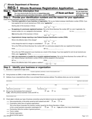 Illinois Business Registration Application