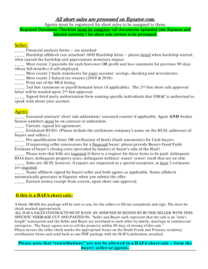 GMAC Hardship Affidavit Form