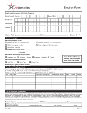 ARBenefits Election Form