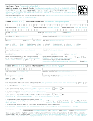 32BJ Benefit Funds Enrollment Form
