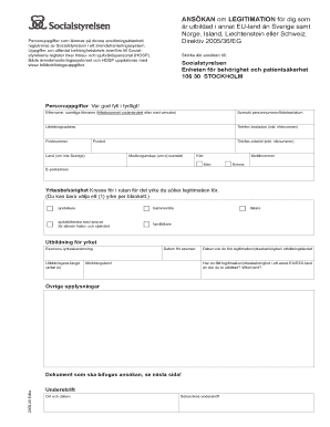 EU Healthcare Professional Legitimation Application