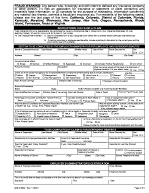 CIGNA Group Insurance Proof of Loss Form