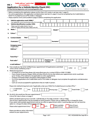 UK Vehicle Identity Check Application