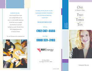 Nevada Power Summary Billing Agreement