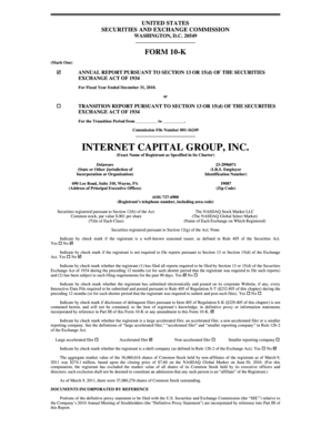 Abn sample - 20549 FORM 10-K (Mark One) ANNUAL REPORT PURSUANT TO SECTION 13 OR 15(d) OF THE SECURITIES EXCHANGE ACT OF 1934 For Fiscal Year Ended December 31, 2010