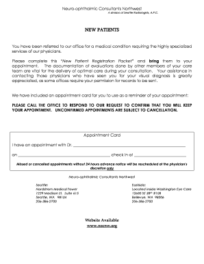 New Patient Registration Packet