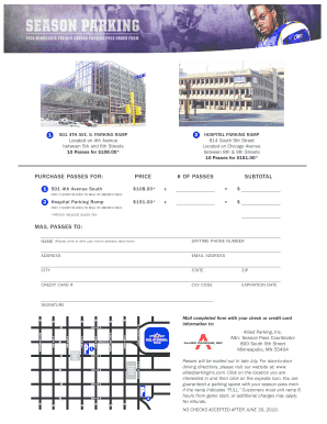 Mall of America Parking Pass Application