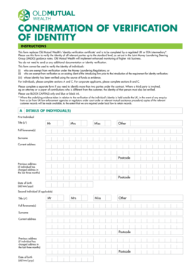 UK Identity Verification Form