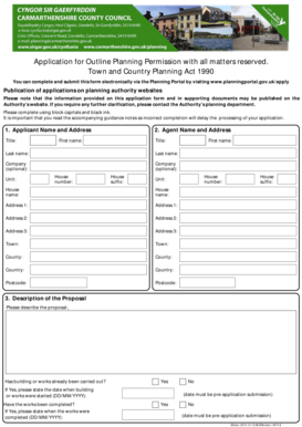 Outline Planning Permission Application