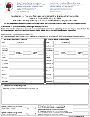 UK Planning Permission Application