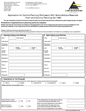 Outline Planning Permission Application