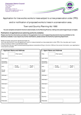 Tree Works Application Form