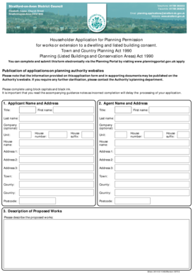 Householder Application for Planning Permission